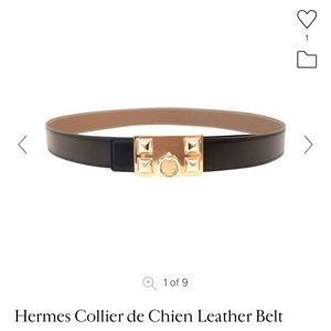Hermes Collier de Chien Reversible Belt